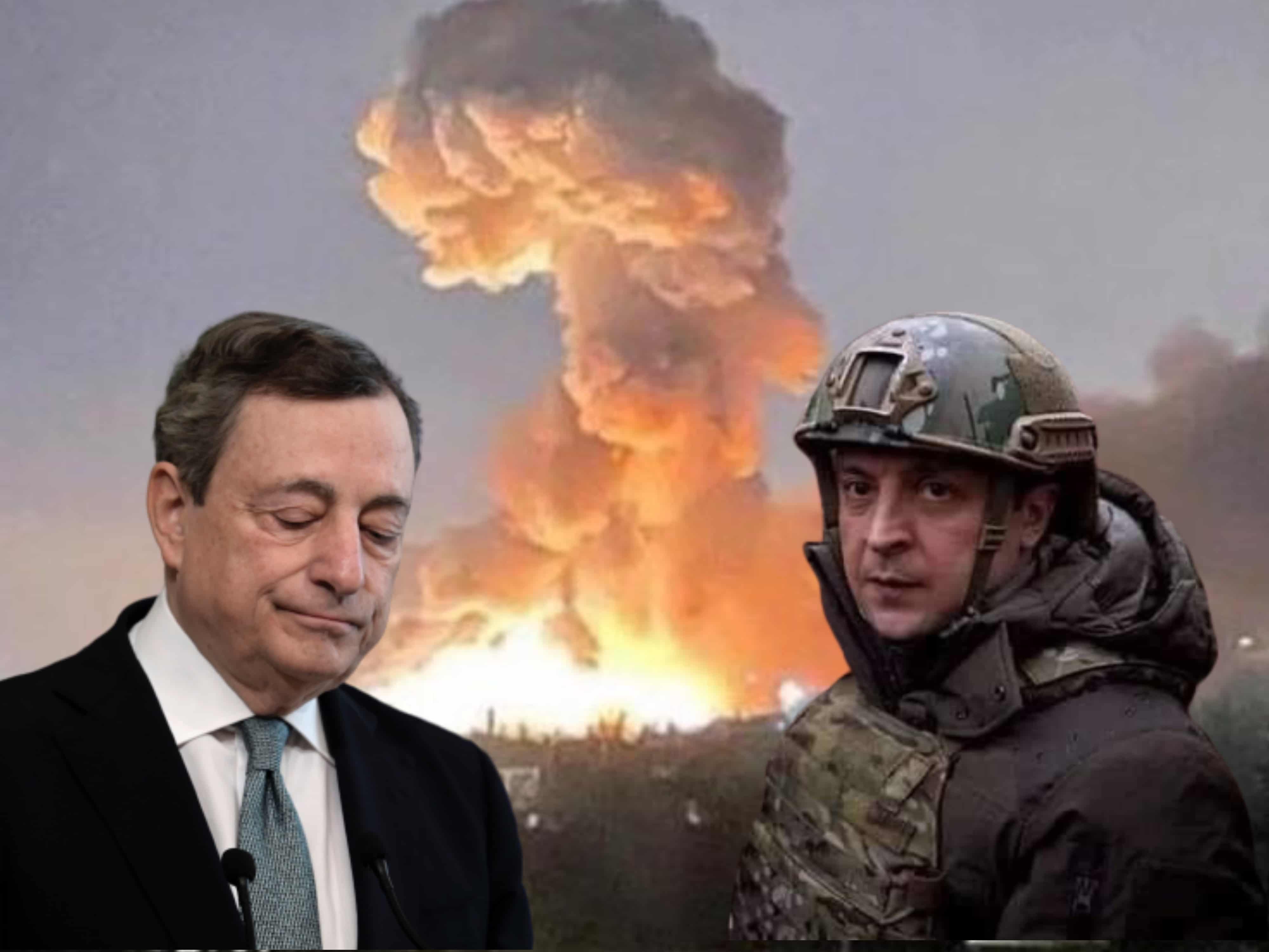 Guerra in Ucraina. Povero Zelensky: oltre a fronteggiare Putin, deve pensare a fare pace con Draghi