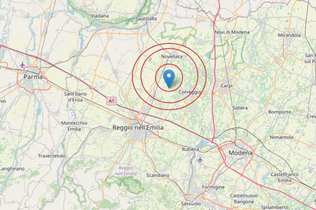 Terremoto oggi a Reggio Emilia, seconda scossa più forte della prima: avvertita anche in Lombardia e Veneto