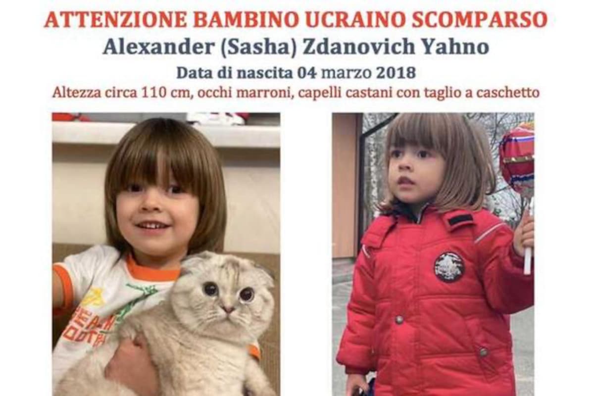 bambino ucraino scomparso