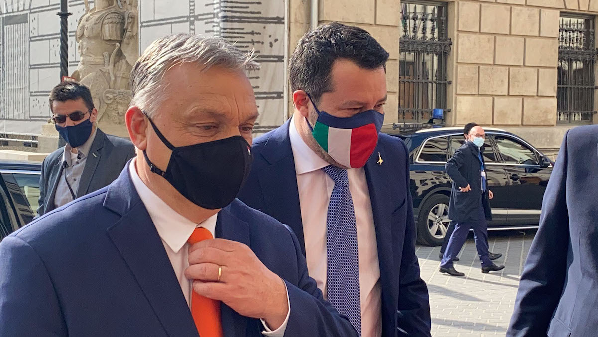 Orban a Roma incontra Salvini ma non Meloni: il centrodestra scricchiola