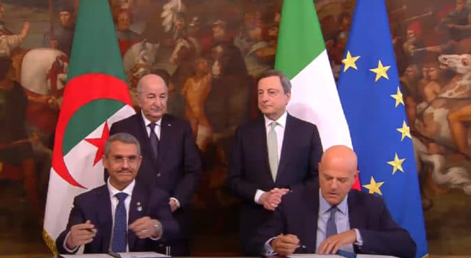 Accordo Eni Sonatrach, attesi tre miliardi di metri cubi di gas in Italia dall’Algeria
