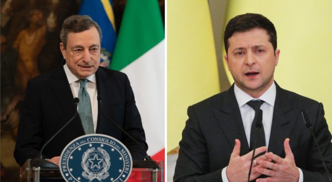 Guerra in Ucraina, nuovo colloquio telefonico tra Draghi e Zelensky