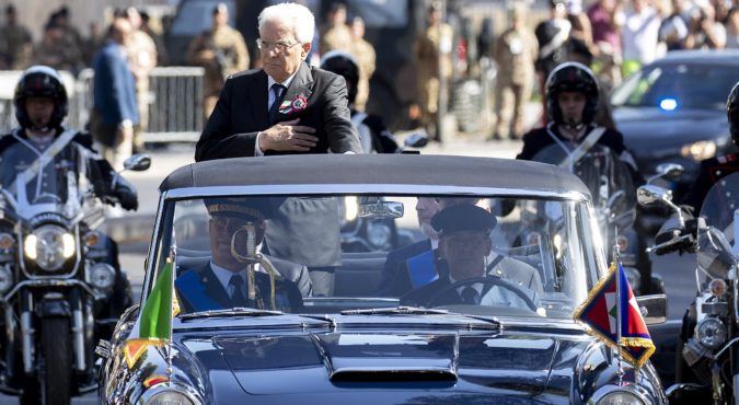Mattarella: “L’Italia è impegnata a costruire condizioni di pace”
