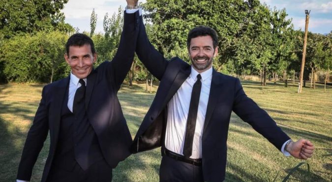 Alberto Matano e Riccardo Mannino sposi: le nozze e gli invitati vip del matrimonio