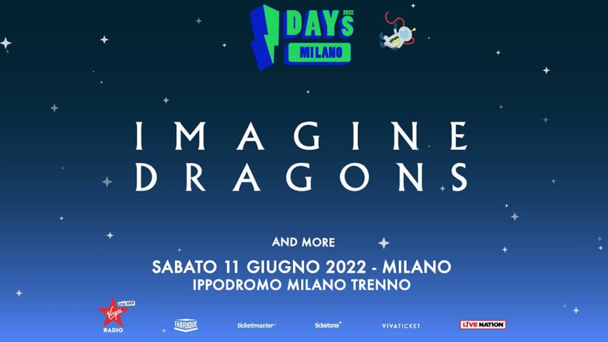 Imagine Dragons a Milano: scaletta delle canzoni, biglietti ed orari del concerto all’Ippodromo di San Siro