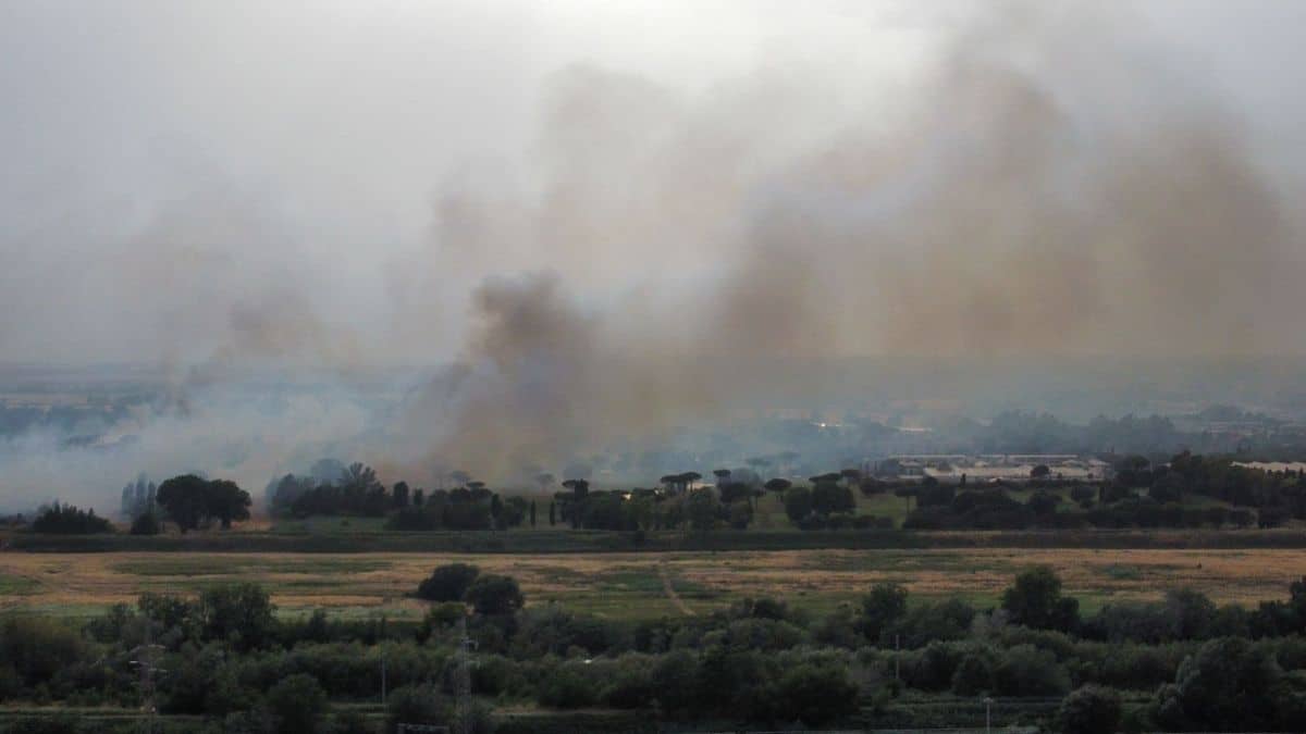 Lazio, nelle ultime 24 ore 100 incendi