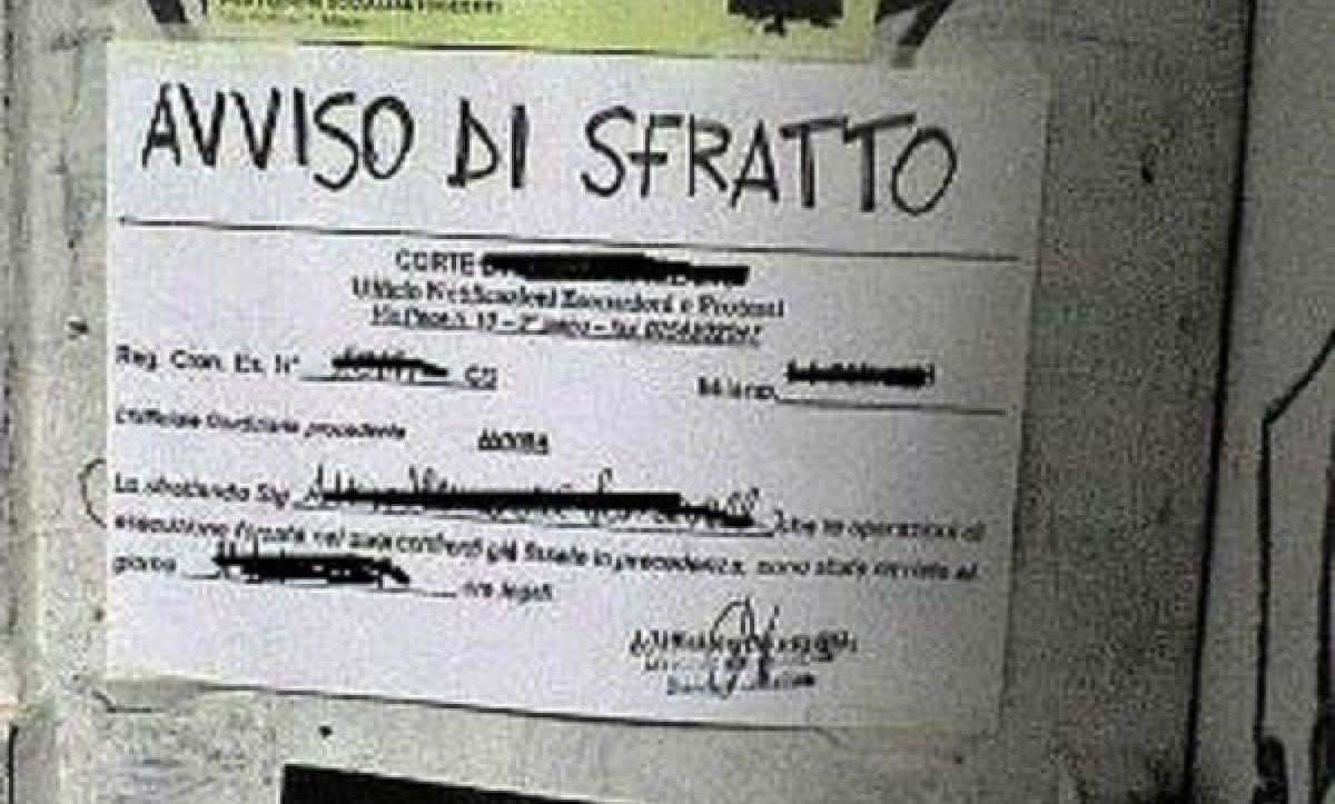 Pagare gli affitti è impossibile. Nuovo boom degli sfratti