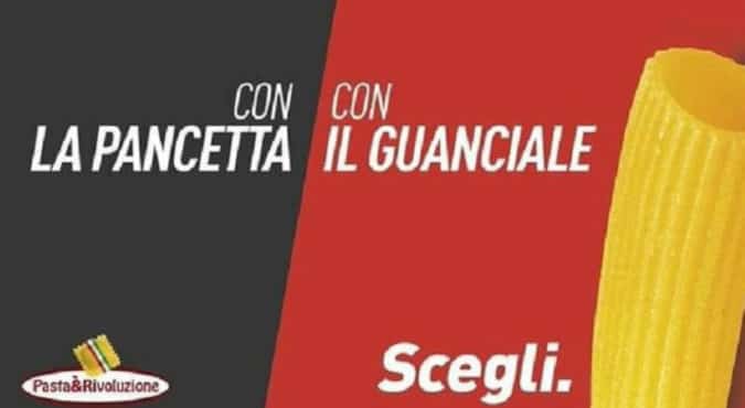Manifesti Pd, diventa virale sui social la parodia pancetta/guanciale. Letta replica su Twitter: “Guanciale tutta la vita”