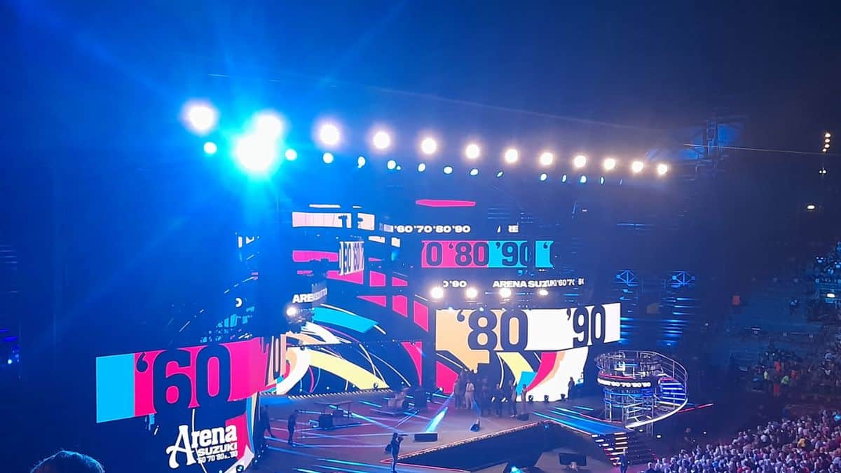 Arena Suzuki ’60 ’70’ ’80 e…’90, seconda serata: scaletta canzoni, cantanti e diretta tv dell’evento