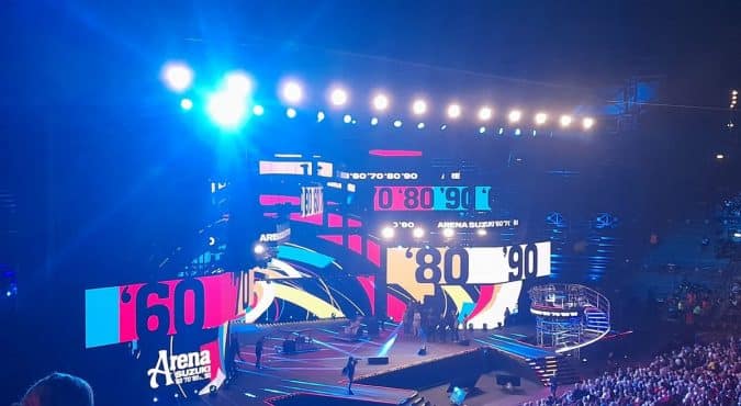 Arena Suzuki ’60 ’70’ ’80 e…’90: scaletta canzoni, cantanti e diretta tv dell’evento