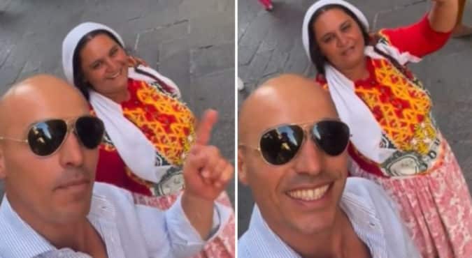 Consigliere leghista di Firenze posta un video anti-mendicanti con una donna rom: “Vota Lega per non vederla più qui”