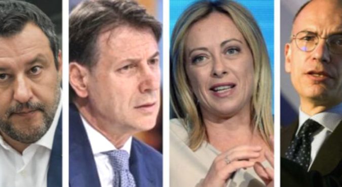 Sondaggio Ipsos, FdI resta il primo partito e si impone sul Pd. Ma il M5S ha raggiunto la Lega crescendo di 2 punti percentuali in un mese