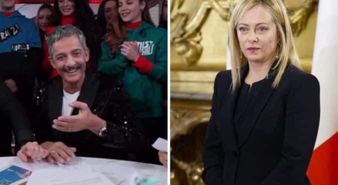 Meloni debutta in tv da premier e sceglie Vespa. Fiorello ironizza sullo speciale Porta a Porta che cancella Amadeus
