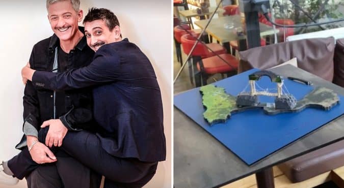 Fiorello ironizza sul Ponte sullo Stretto e mostra il plastico in 3D. Anche la satira demolisce il progetto di Salvini