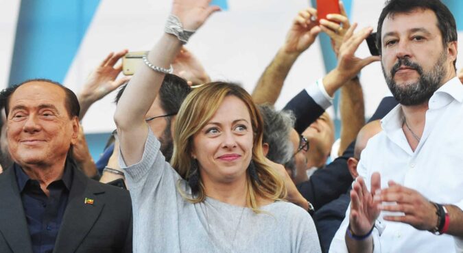 MANIFESTAZIONE CENTRODESTRA PIAZZA SAN GIOVANNI CENTRO DESTRA 2019