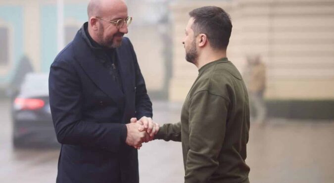 Michel vola a Kiev e promette altre armi a Zelensky