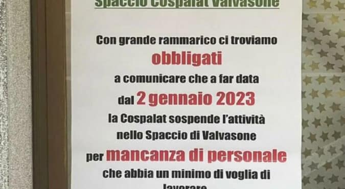 Non hanno voglia di lavorare! Sicuri? Il caso Cospalat