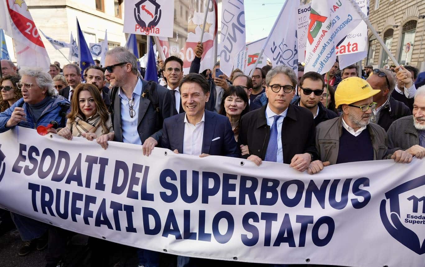 A Roma la protesta degli esodati del Superbonus