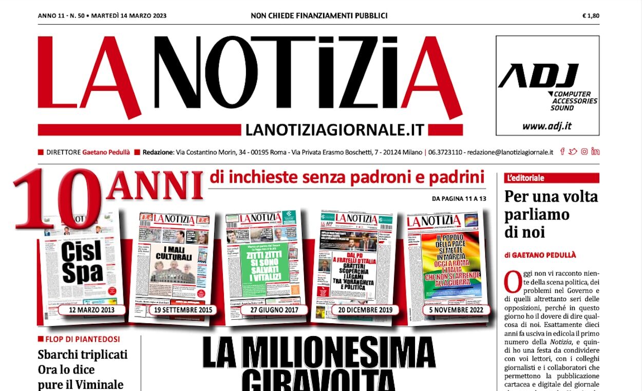 Per una volta parliamo di noi