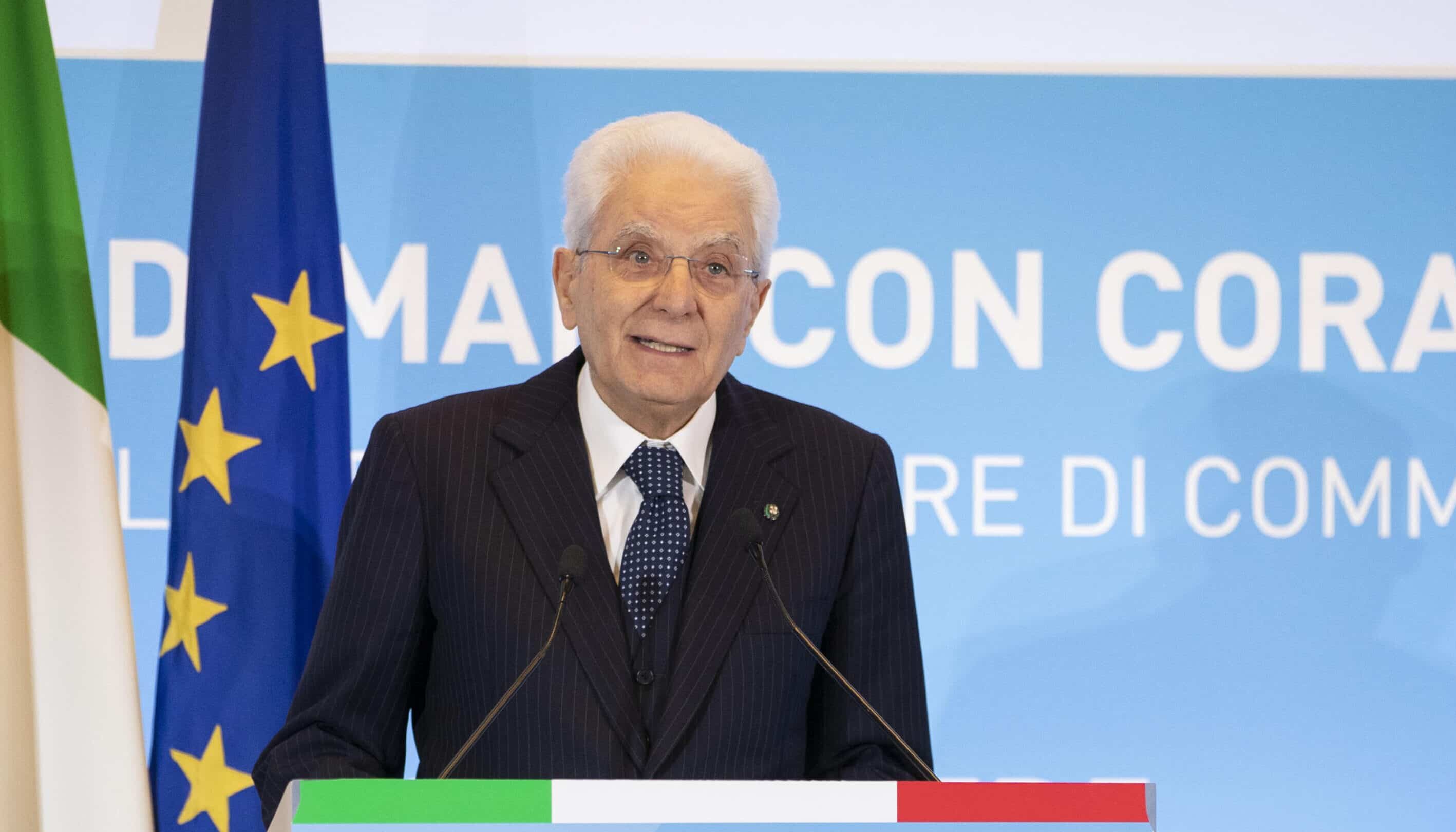 Pnrr, Mattarella: “È il momento di mettersi alla stanga”