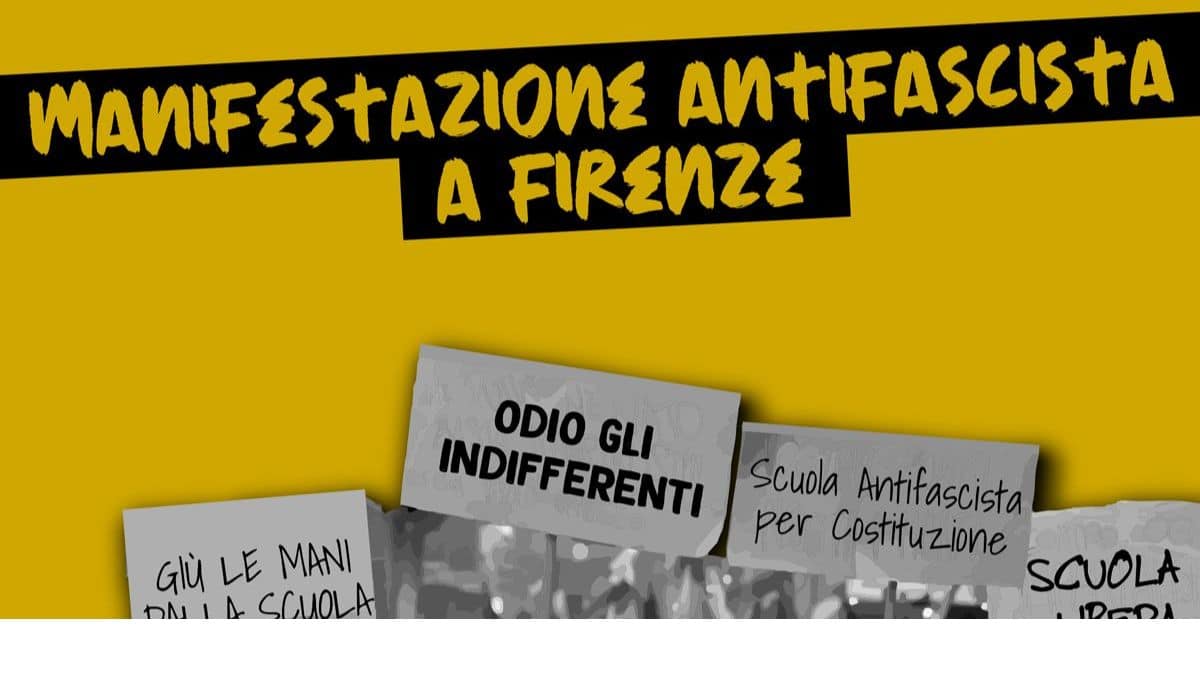 Firenze, la manifestazione antifascista è pronta a partire: orari, percorso e chi ha aderito tra i politici