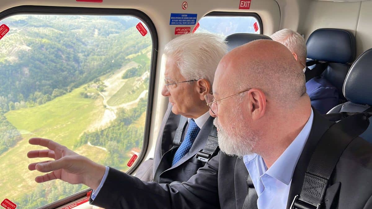 Emilia-Romagna, Mattarella visita le zone colpite dall’alluvione