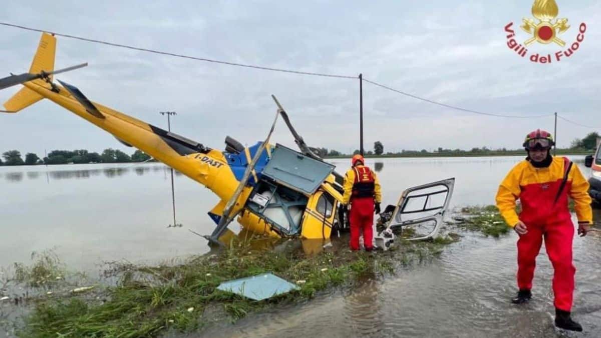 Il maltempo e la sfortuna non danno tregua all’Emilia Romagna dov’è precipitato un elicottero durante i soccorsi. E ora è allerta meteo pure in Piemonte