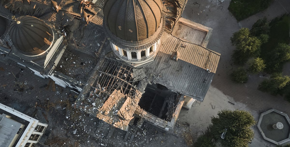I tecnici italiani restaureranno la cattedrale di Odessa dopo i bombardamenti russi