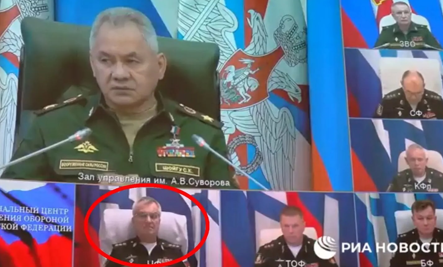 Il fantasma di Sokolov. L’ammiraglio russo riappare in un video Il fantasma di Sokolov. L’ammiraglio russo riappare in un video
