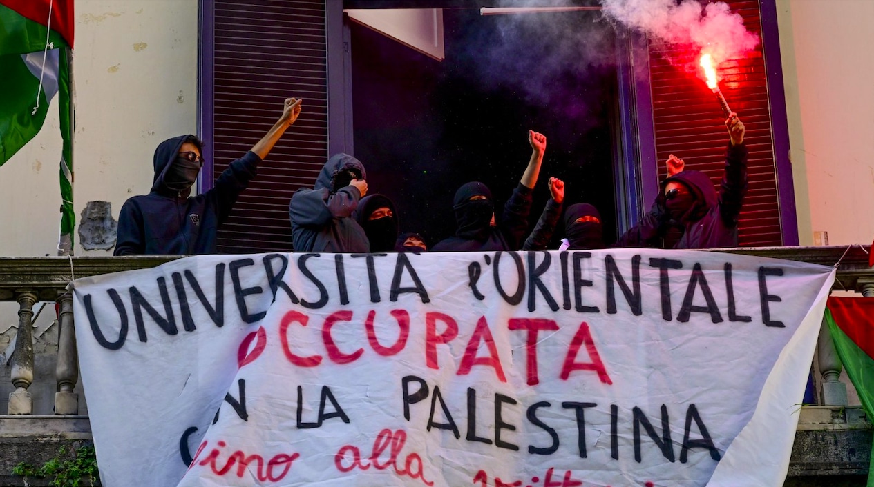 L’università di Napoli occupata per dire basta crimini a Gaza