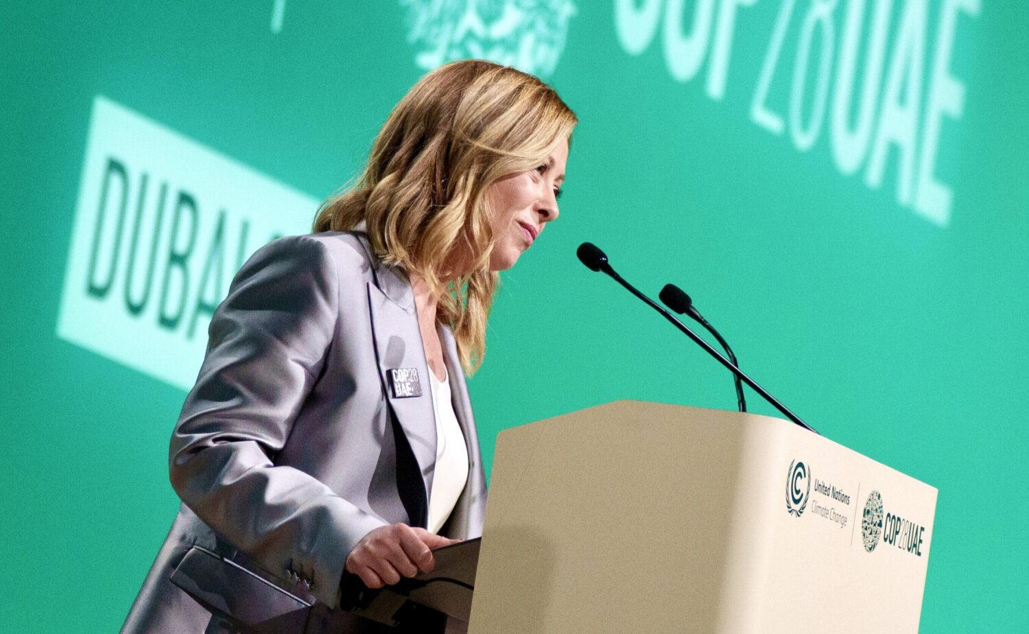 Cop28 sveglia Meloni