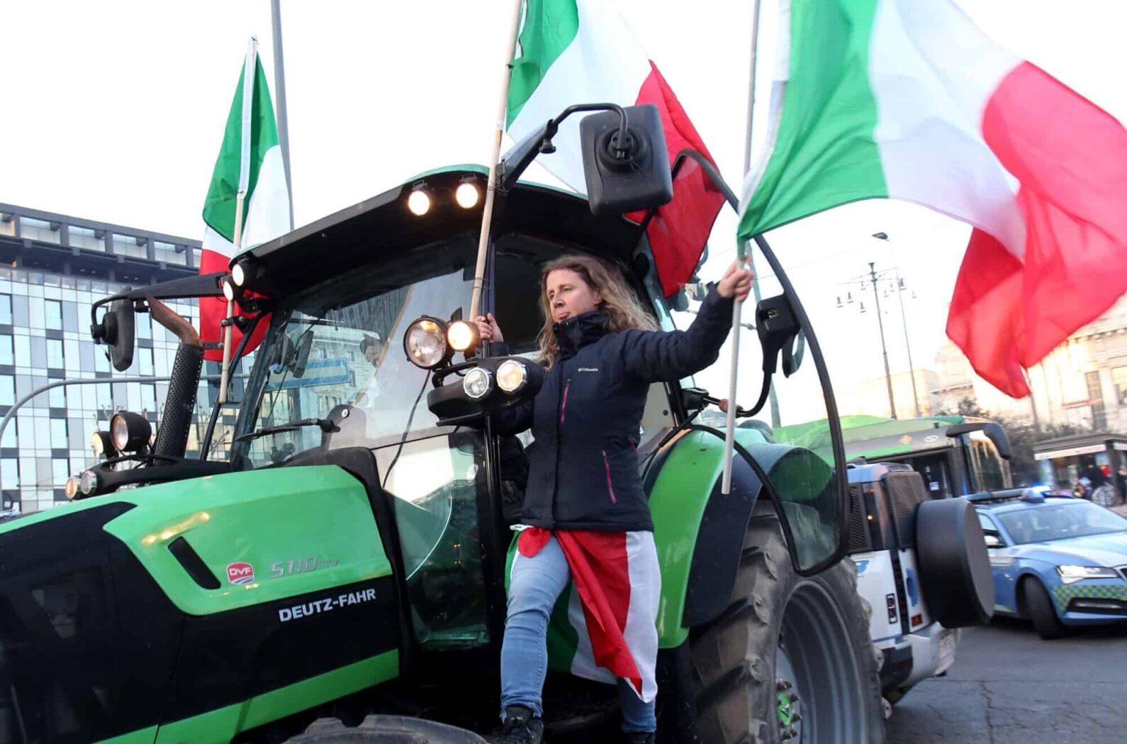 I trattori sono arrivati alle porte di Roma