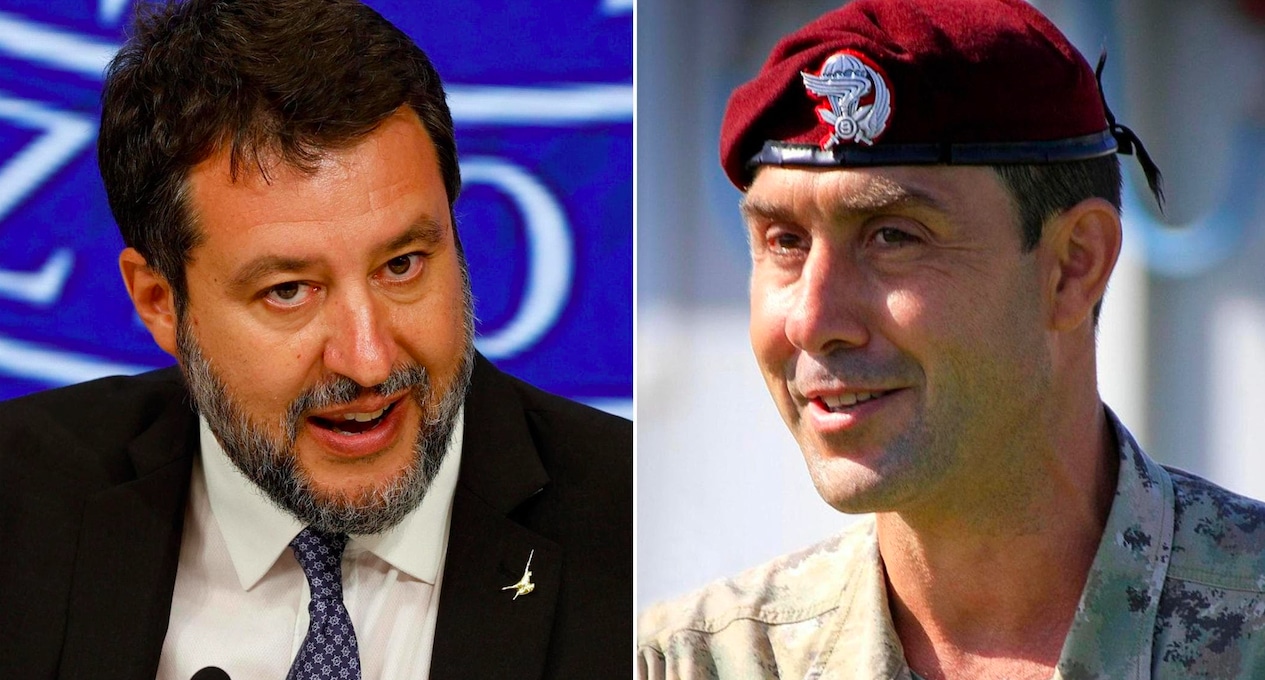 Salvini continua a difendere il suo idolo Vannacci