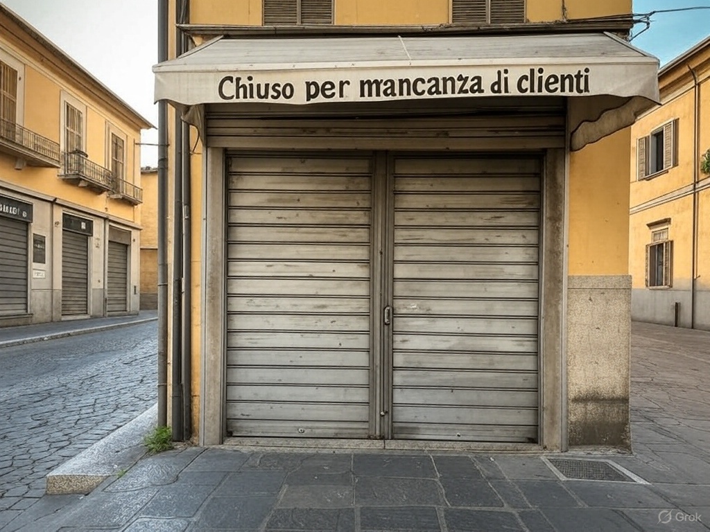 In Italia avanza la desertificazione commerciale: in dodici anni sono spariti quasi 118mila negozi