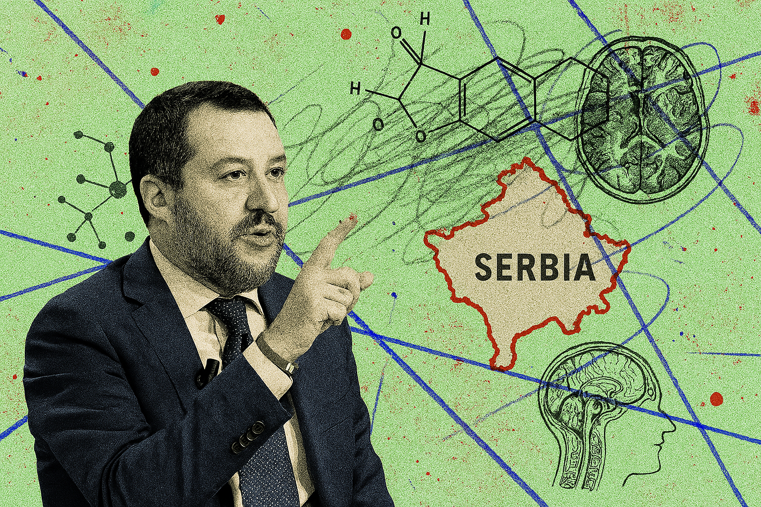 Salvini parla da ministro degli Esteri ma confonde la Serbia e il Kosovo