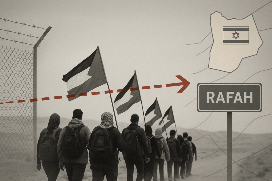 Bloccata la Marcia Globale per Gaza, l’Egitto si inchina a Israele e l’Occidente sta a guardare