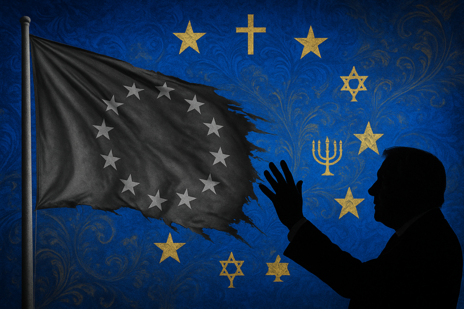Tajani e il tweet sulla bandiera europea: come riscrivere la storia con la grammatica dell’identità religiosa
