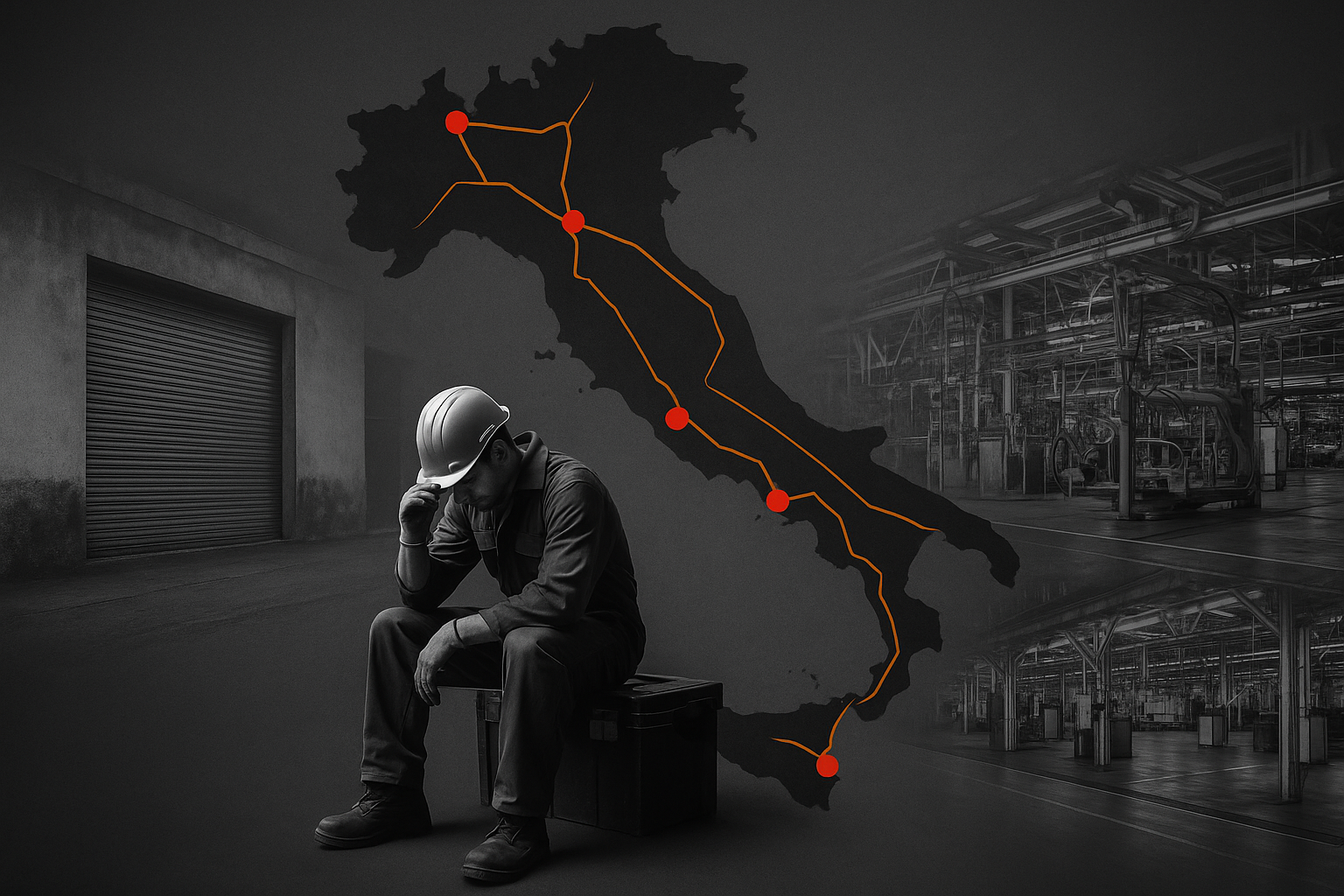 La mappa delle crisi industriali in Italia: dall’automotive alla siderurgia al tessile