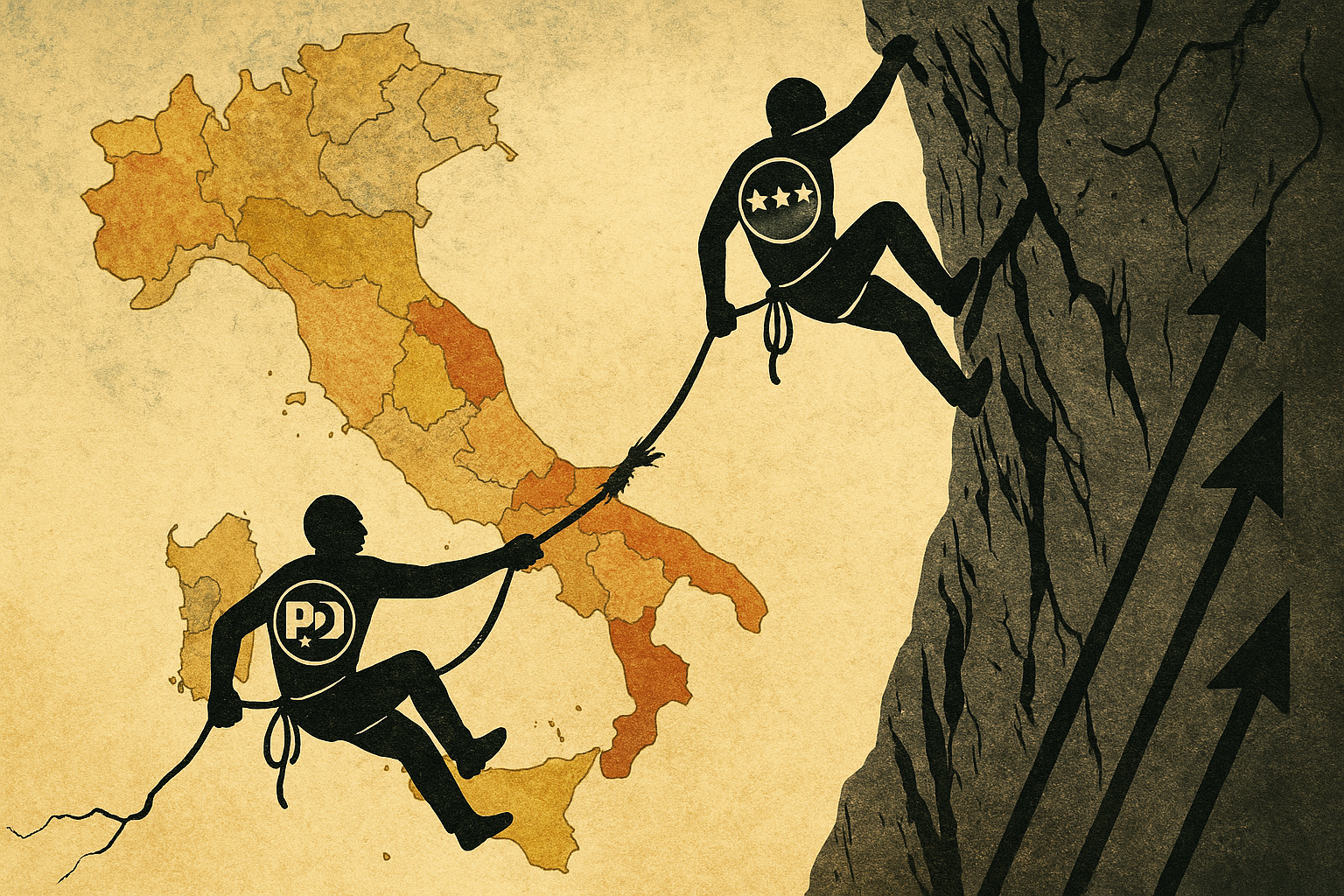 Verso le Regionali, la difficile scalata del centrosinistra ostaggio di sé stesso