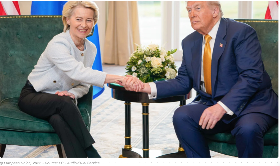 l8217ue appesa a trump al testo sui dazi manca la sua firma