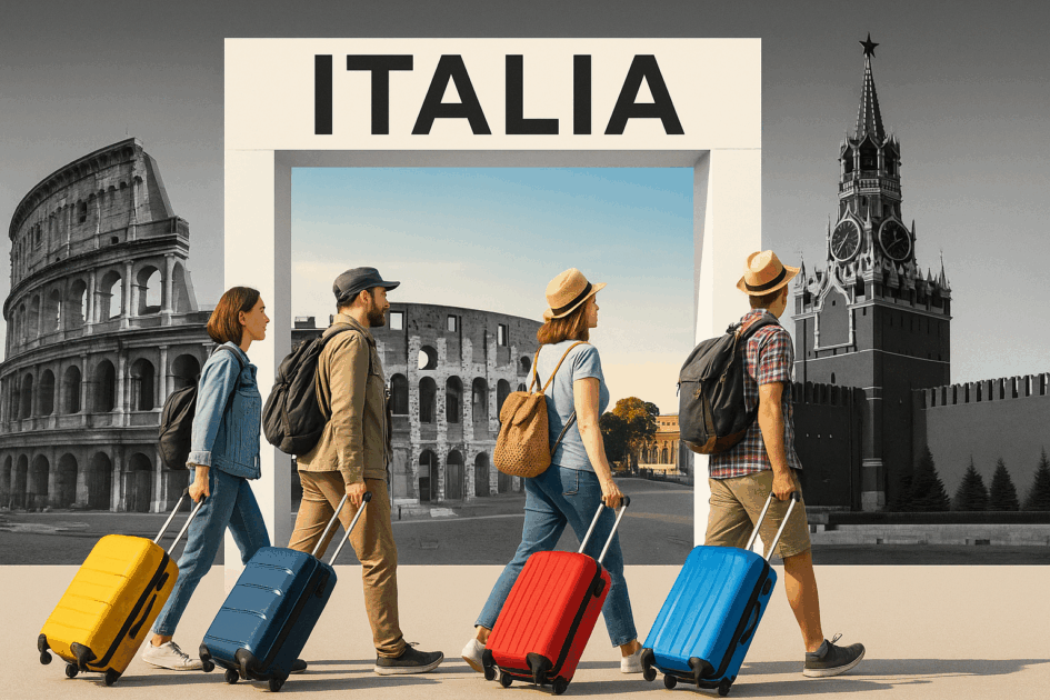 Italia regina dei visti Schengen: il governo predica fermezza contro Mosca, ma tiene aperte le porte ai turisti (e ai rubli) russi