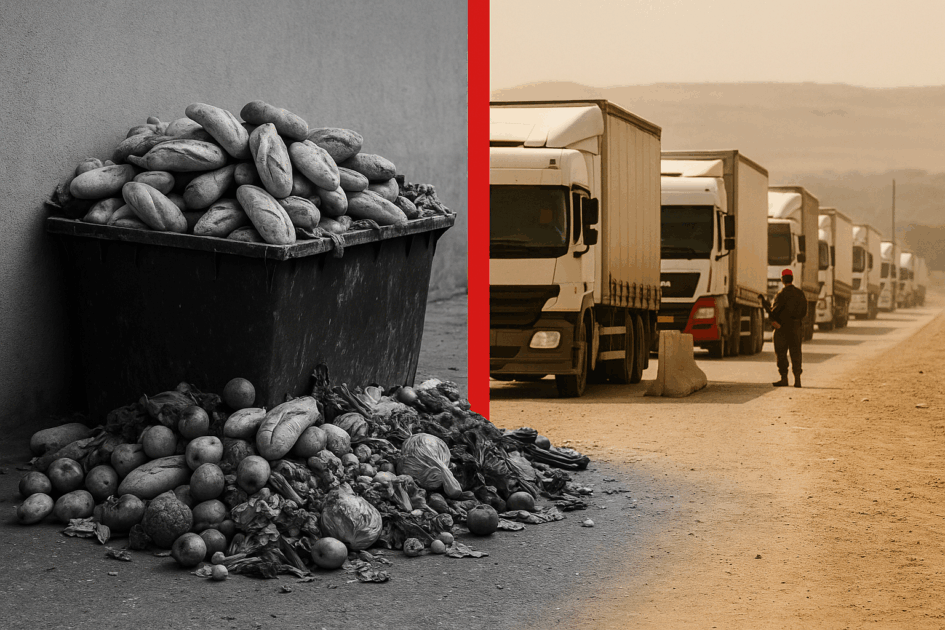 l8217italia butta in 24 ore pi249 alimenti di quanti ne passino a gaza in cinque giorni