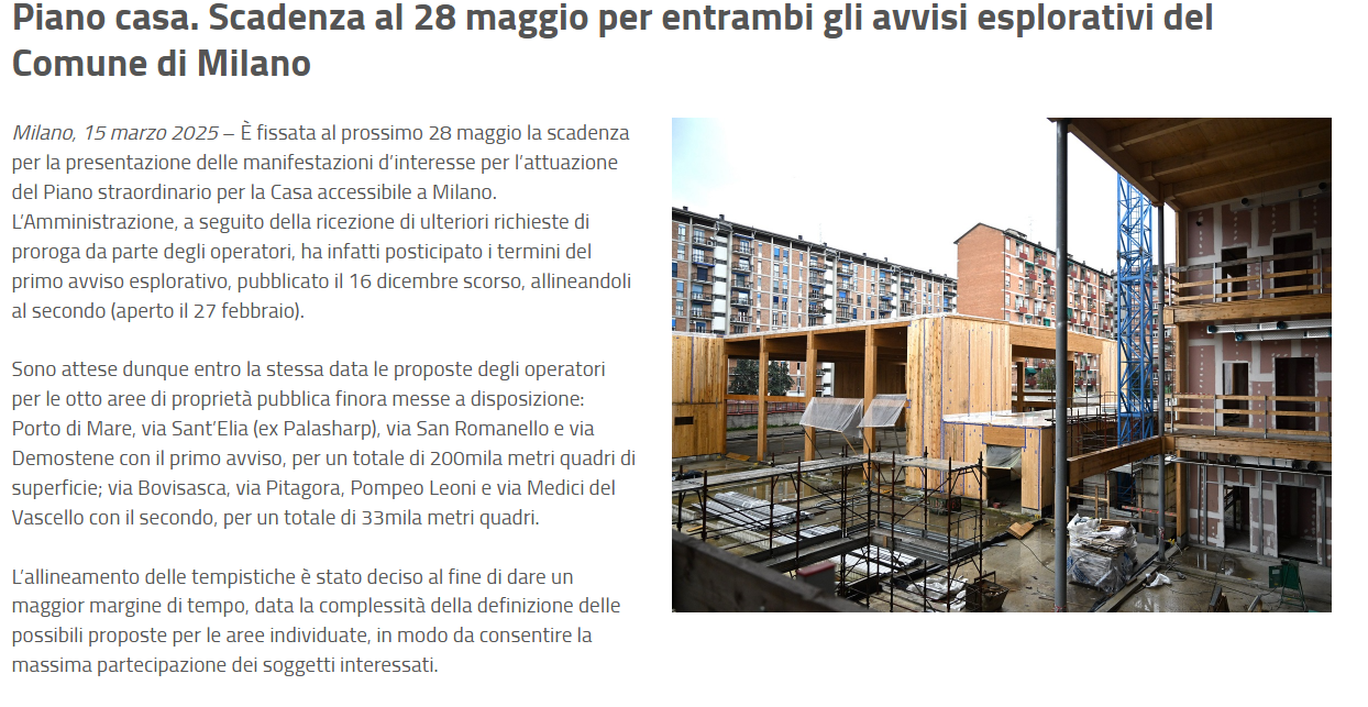Piano Casa di Milano, da Palazzo Marino secreta gli esiti dei due bandi per l’edilizia popolare: negati i nomi degli operatori anche ai consiglieri
