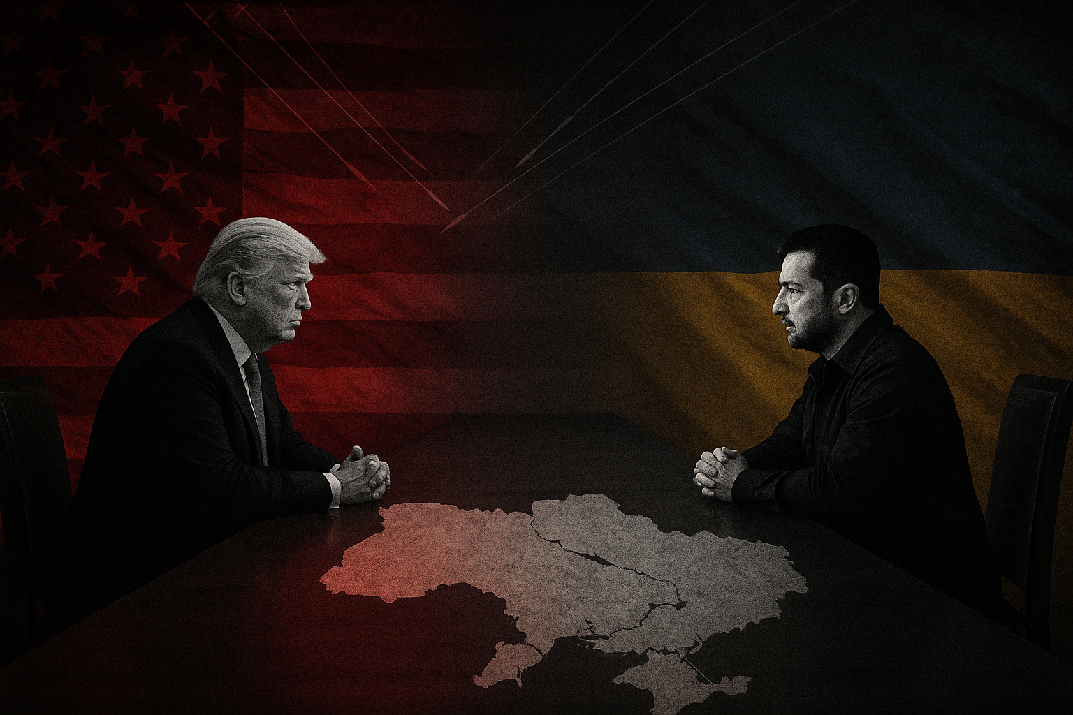 Trump-Zelensky, la pace come spot
