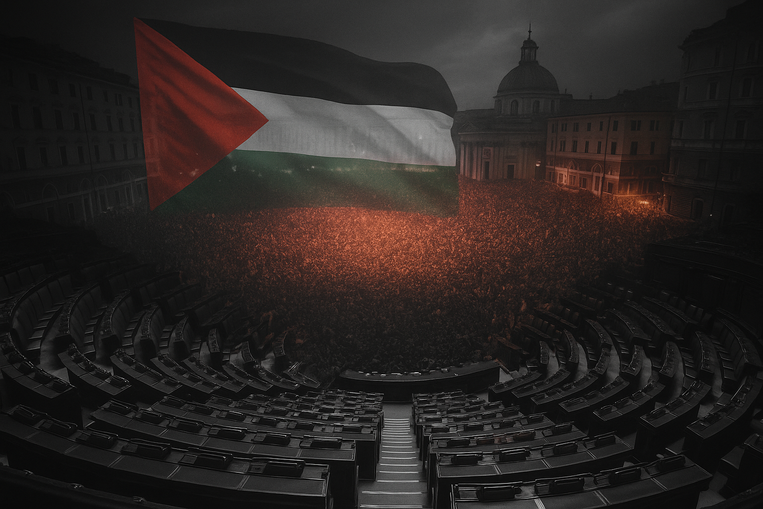 Posizionamenti, dribbling e contorsioni: i partiti italiani davanti al genocidio di Gaza