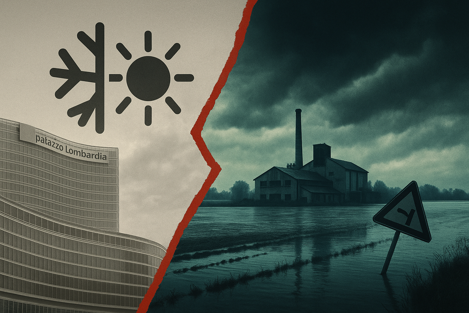 Cambiamento climatico, paradosso Lombardia: minimizzano il cambiamento climatico, ma chiedono fondi
