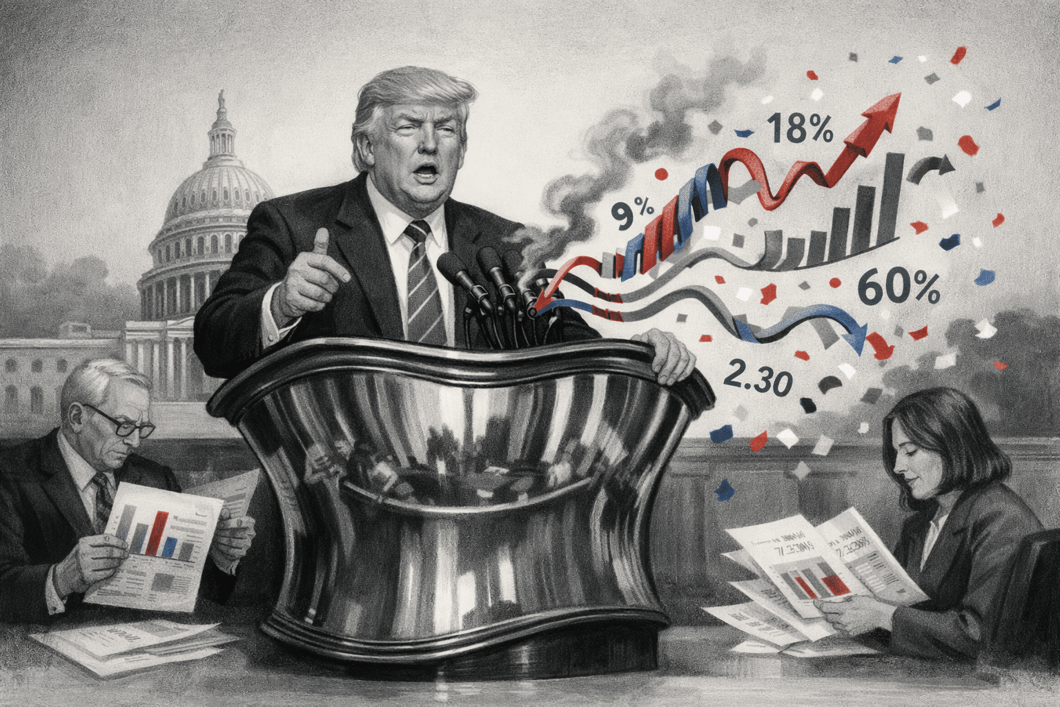 Stato dell’Unione, tutte le bugie nel discorso di Trump: numeri alterati, guerre inventate e propaganda sovranista