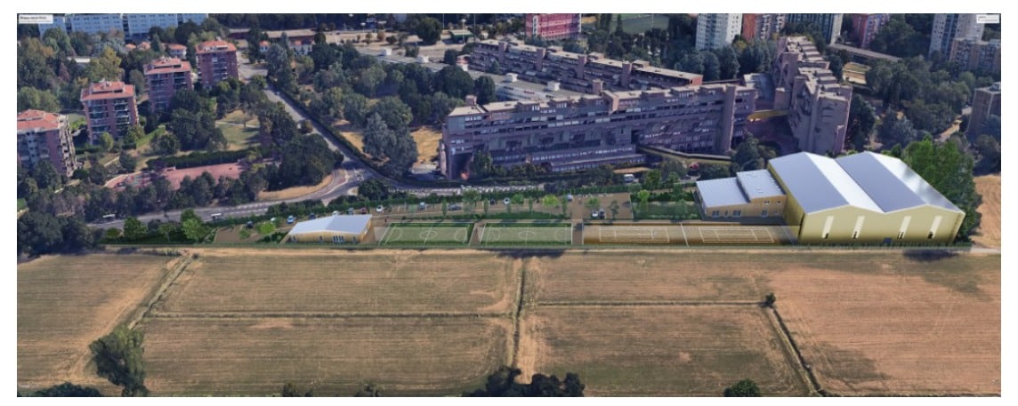 Addio al calcio e più padel (e cemento) nel Parco Sud. Ok di Palazzo Marino al progetto dell’ex nerazzurro Cambiasso per riconvertire il centro Gaslini