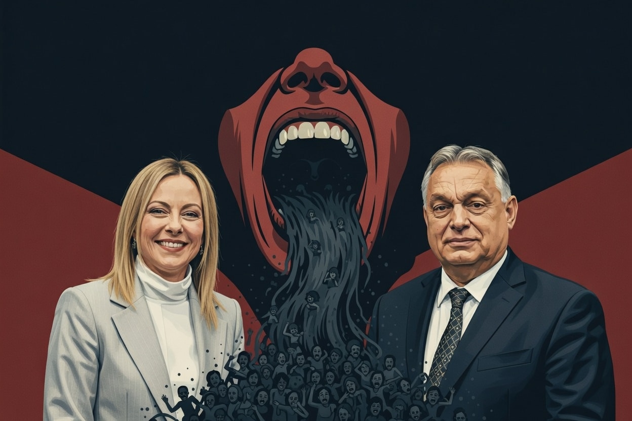 dall8217italia all8217ungheria orb225n meloni e la politica del terrore senza idee da Lanotiziagiornale.it dall8217italia all8217ungheria orb225n meloni e la politica del terrore senza idee